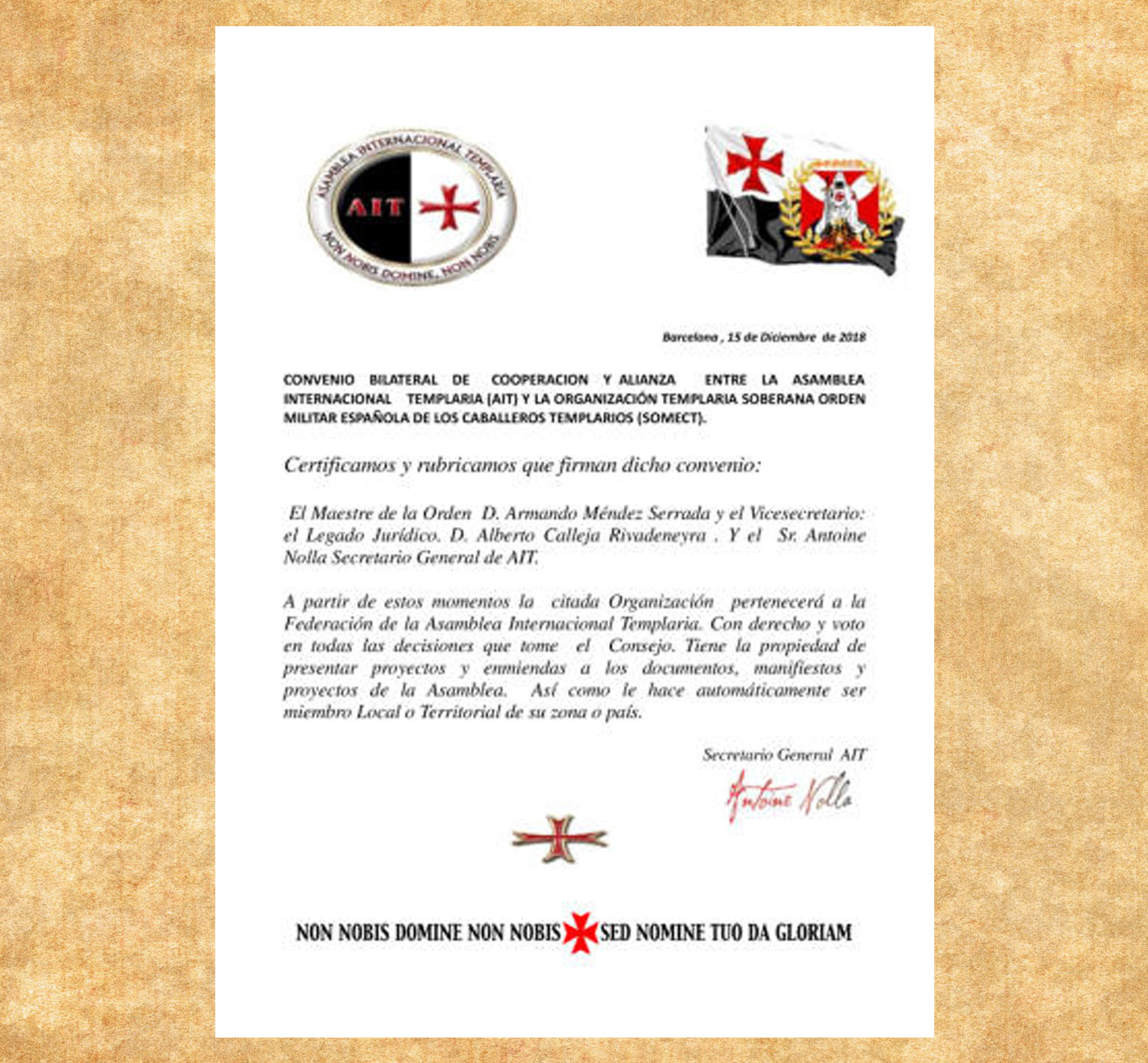 CONVENIO BILATERAL AIT Y SOMECT